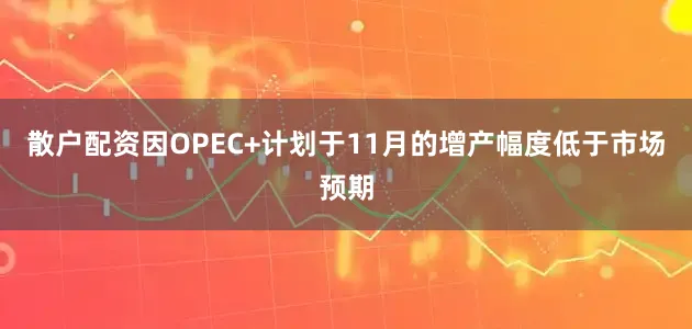 散户配资因OPEC+计划于11月的增产幅度低于市场预期